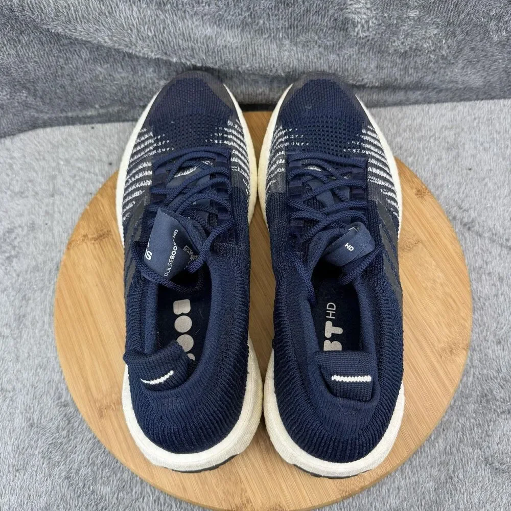 Adidas PulseBoost HD Shoes Mens Size 12.5 Navy Blue Running Sneakers FU7340